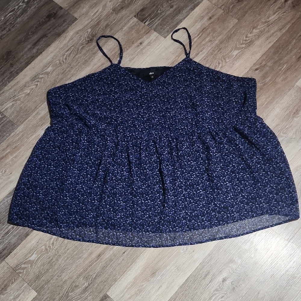 Ellos Navy Blue Women's Camisole